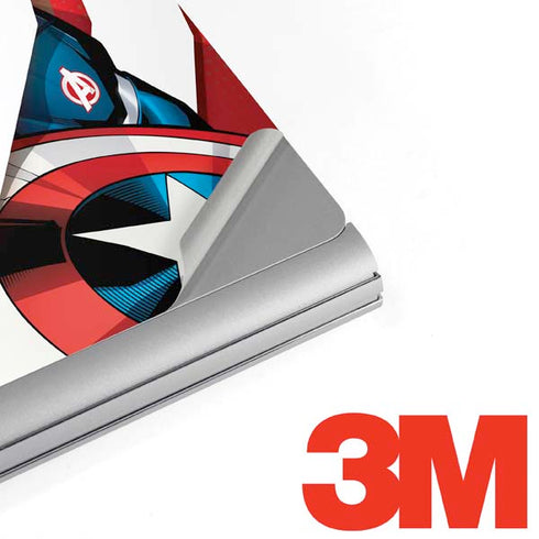 Marvel Captain America Action Pose Surface Book 2 15in Skin